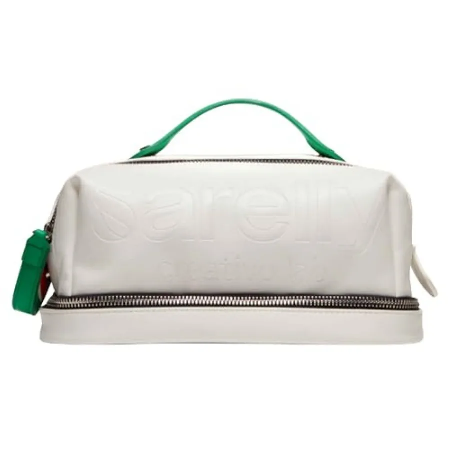 SARELLY Vegan Leather Makeup Bag Perfect for Makeup Brushes Multi-compartments White
SARELLY Vegan Leather Makeup Bag Perfect for Makeup Brushes Multi-compartments White