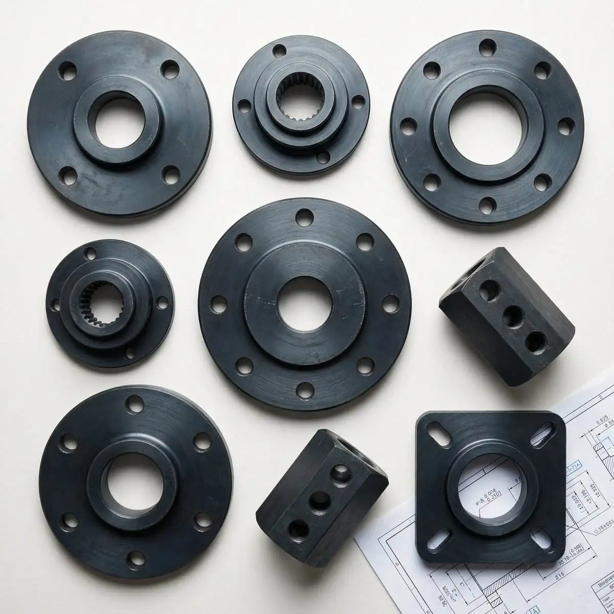 Custom CNC Milled Carbon Steel 4140 Structural Flange and Coupling for Industrial Equipment with ±0.01mm Tolerance
Custom CNC Milled Carbon Steel 4140 Structural Flange and Coupling for Industrial Equipment with ±0.01mm Tolerance