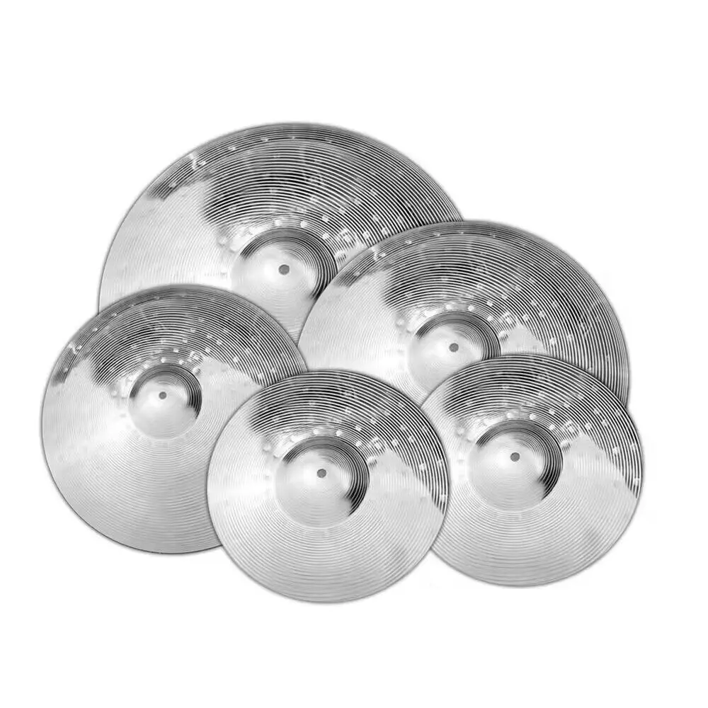 Sliver Color Alloy Cymbal 14''hihat+16''crash+18''crash+20''ride Cymbal for Drum Set
Sliver Color Alloy Cymbal 14''hihat+16''crash+18''crash+20''ride Cymbal for Drum Set