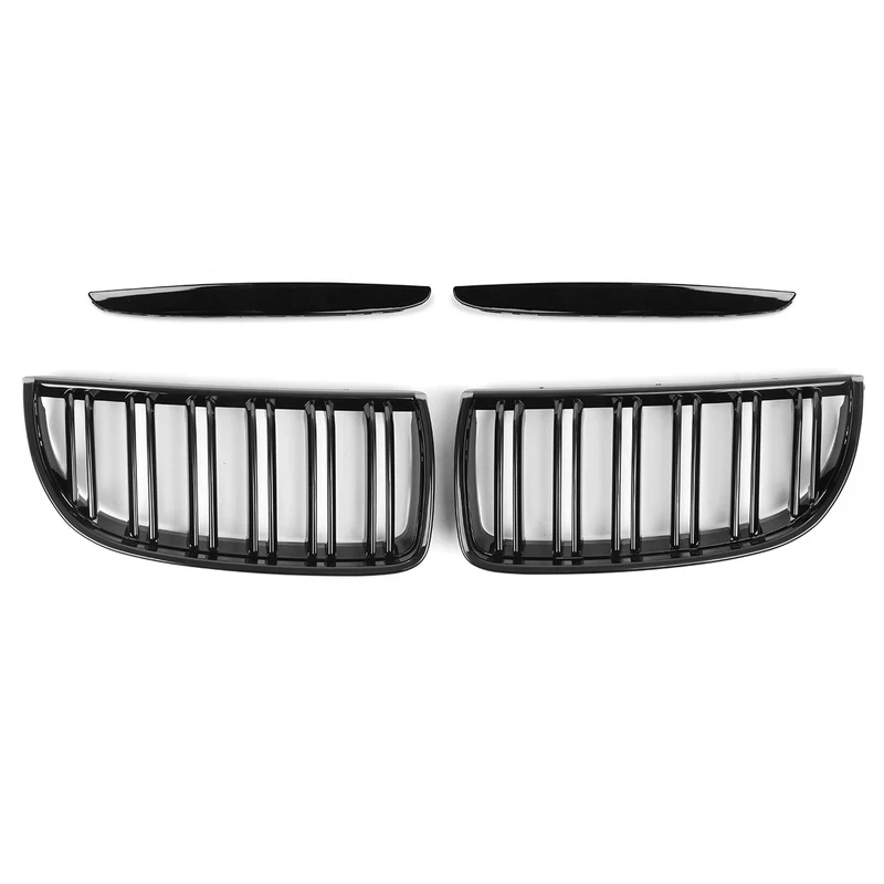 Gloss Black Double Slat Kidney Grille Auto Parts Fit E90 E91 Pre-Facelift 2005-2008 Front Hood Bumper Car Exteri
Gloss Black Double Slat Kidney Grille Auto Parts Fit E90 E91 Pre-Facelift 2005-2008 Front Hood Bumper Car Exteri