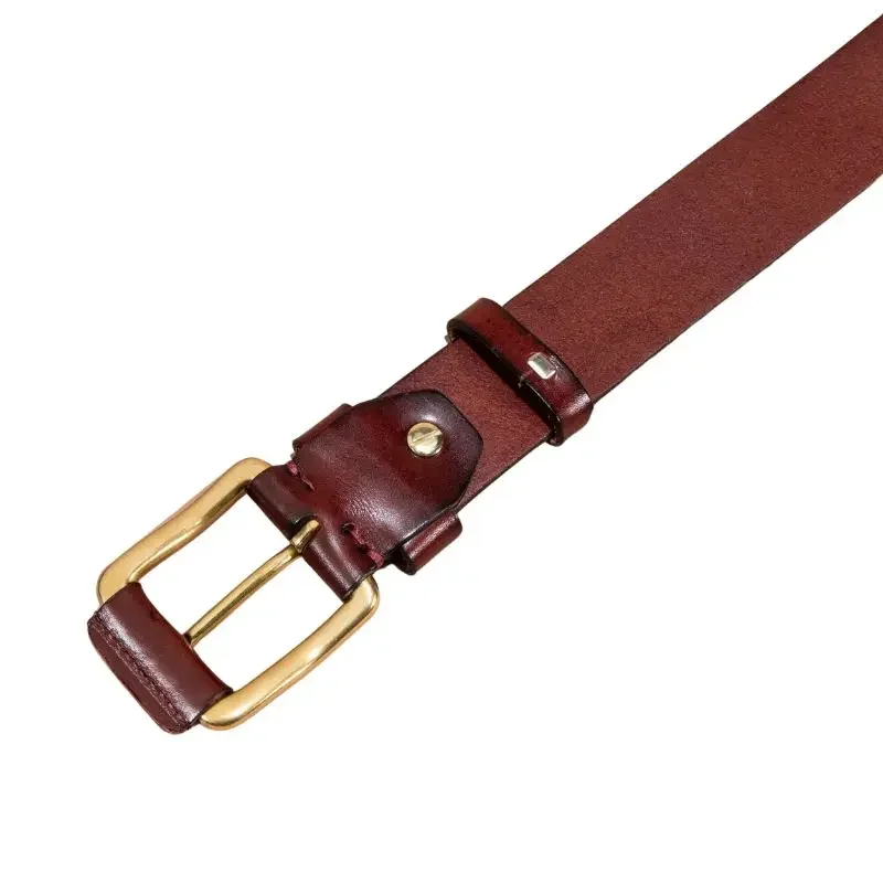 Men's Genuine Leather Pin Buckle Belt European Style Full Grain Leather belt
Men's Genuine Leather Pin Buckle Belt European Style Full Grain Leather belt