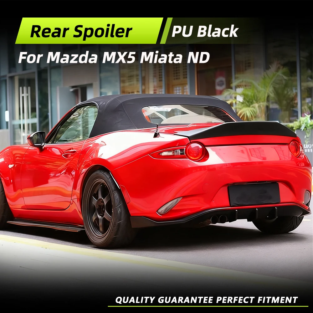 Car Rear Trunk Spoiler Boot Lip Wing For Mazda MX5 Miata ND 2016-2022 2016-2022 Car Rear Trunk Racing Spoiler Lip PU Black
Car Rear Trunk Spoiler Boot Lip Wing For Mazda MX5 Miata ND 2016-2022 2016-2022 Car Rear Trunk Racing Spoiler Lip PU Black