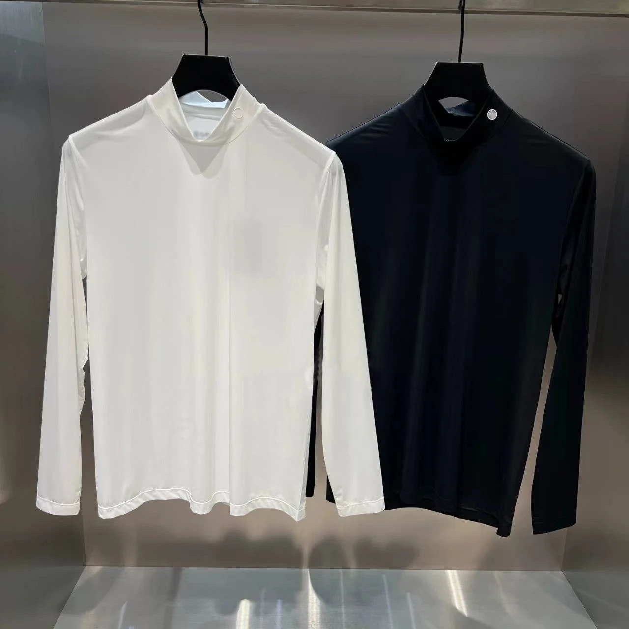 2026 Men Golf Long Sleeve Shirt Stand Collar Breathable Quick Dry Base Layer Outdoor Sports Top
2026 Men Golf Long Sleeve Shirt Stand Collar Breathable Quick Dry Base Layer Outdoor Sports Top