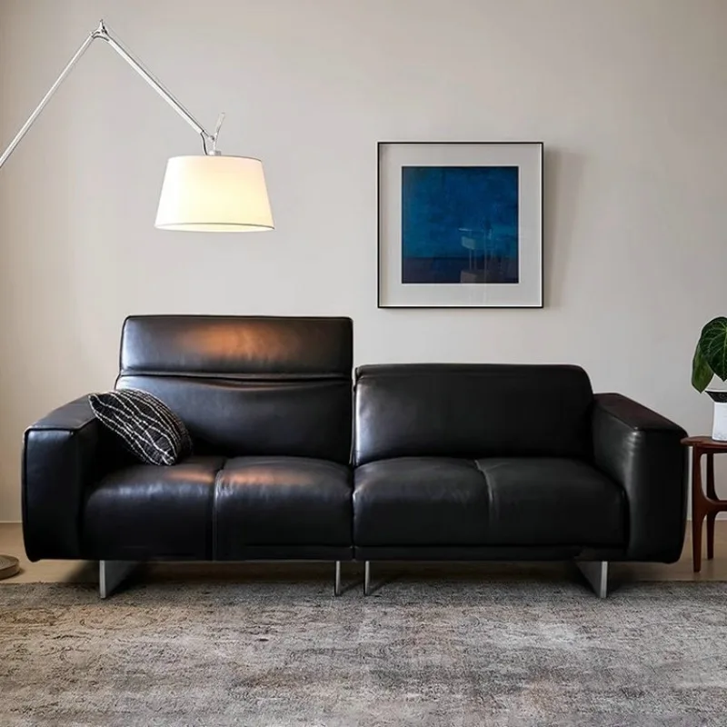 Medieval retro style oil wax leather sofa living room backrest adjustable leather sofa
Medieval retro style oil wax leather sofa living room backrest adjustable leather sofa