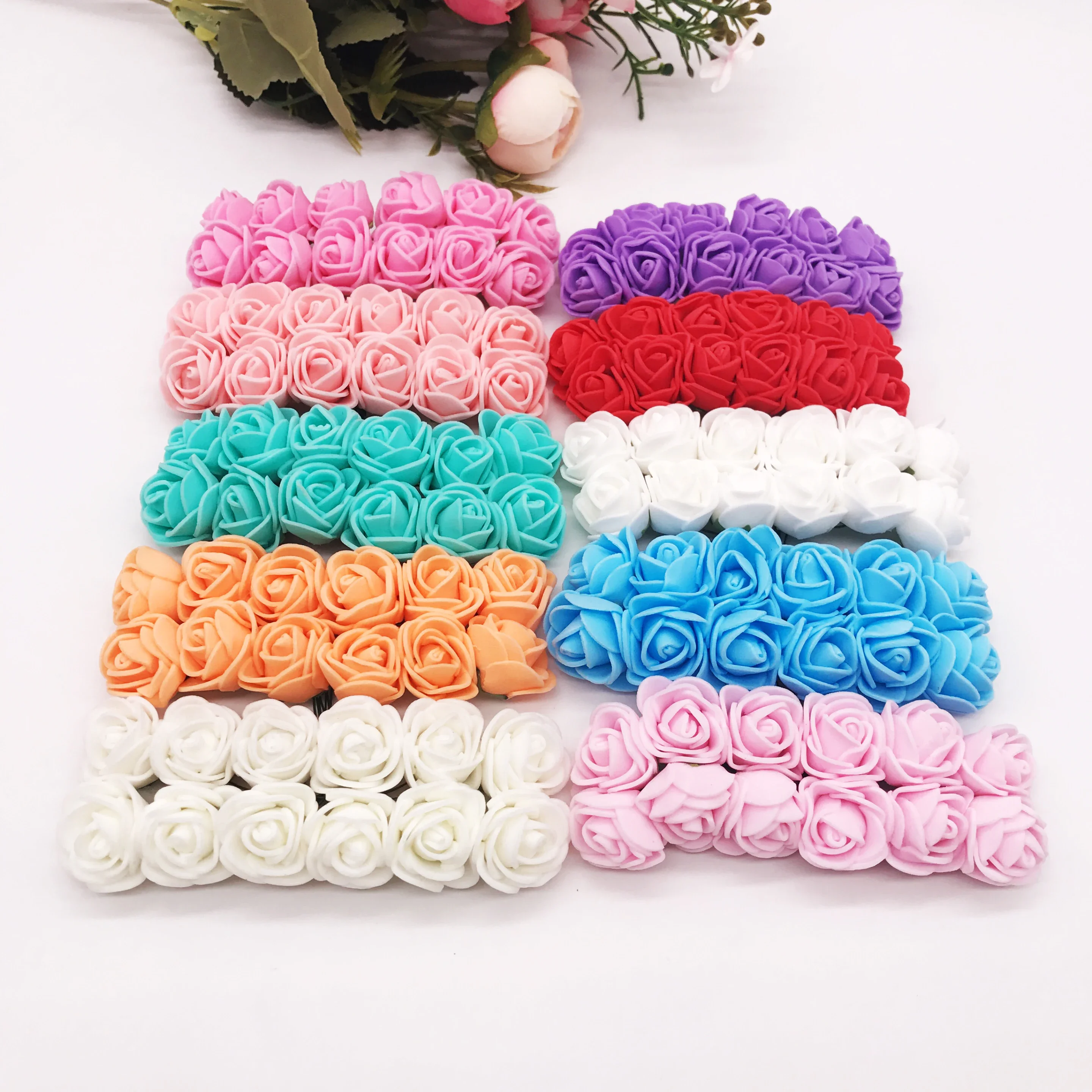 36/72/144pcs 2cm Mini Foam Rose Artificial Flower Bouquet Multicolor Rose Wedding Flower Decoration Scrapbooking Fake Rose Flowe
36/72/144pcs 2cm Mini Foam Rose Artificial Flower Bouquet Multicolor Rose Wedding Flower Decoration Scrapbooking Fake Rose Flowe