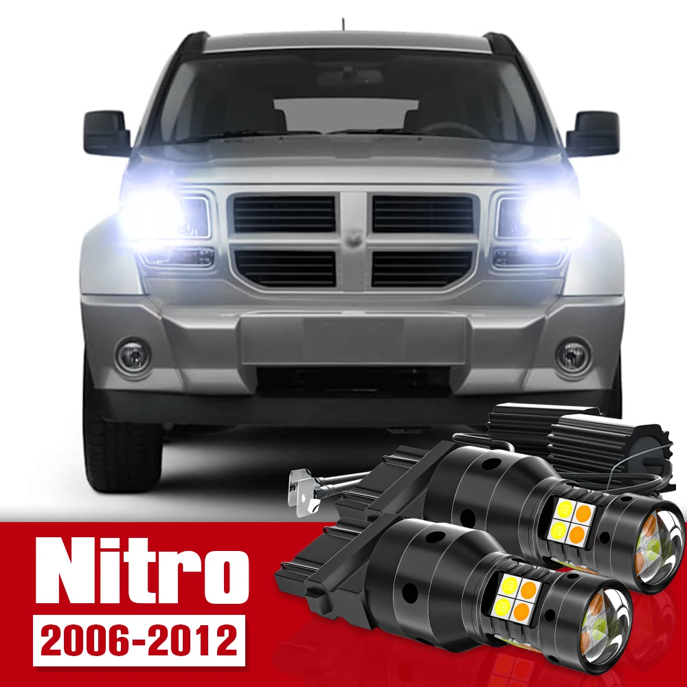 2pcs Dual Mode Turn Signal+Daytime Running Light Accessories LED DRL For Dodge Nitro 2006-2012 2007 2008 2009 2010 2011
2pcs Dual Mode Turn Signal+Daytime Running Light Accessories LED DRL For Dodge Nitro 2006-2012 2007 2008 2009 2010 2011