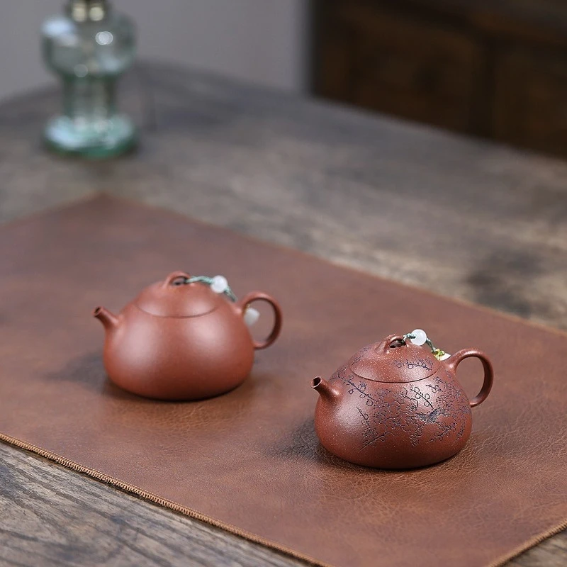 Yixing Handmade Purple Clay Teapot, Raw Ore, Gold Sand,tea Pot, Kung Fu Tea Set 140ml
Yixing Handmade Purple Clay Teapot, Raw Ore, Gold Sand,tea Pot, Kung Fu Tea Set 140ml