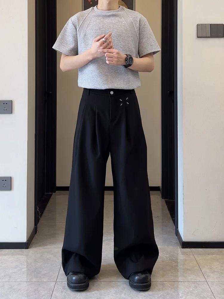 Black Embroidered Knife Wide Leg Men's Summer Pants Cleanfit Casual Flared Straight Leg Trousers Loose Fit Long Pants
Black Embroidered Knife Wide Leg Men's Summer Pants Cleanfit Casual Flared Straight Leg Trousers Loose Fit Long Pants