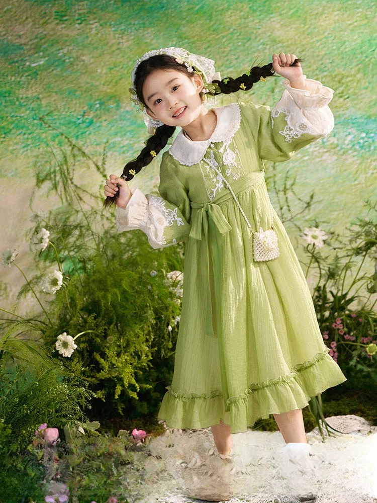 Новое китайское вышитое платье для девочек в стиле Ханьфу, весенняя коллекция, традиционная этническая детская одежда
Новое китайское вышитое платье для девочек в стиле Ханьфу, весенняя коллекция, традиционная этническая детская одежда