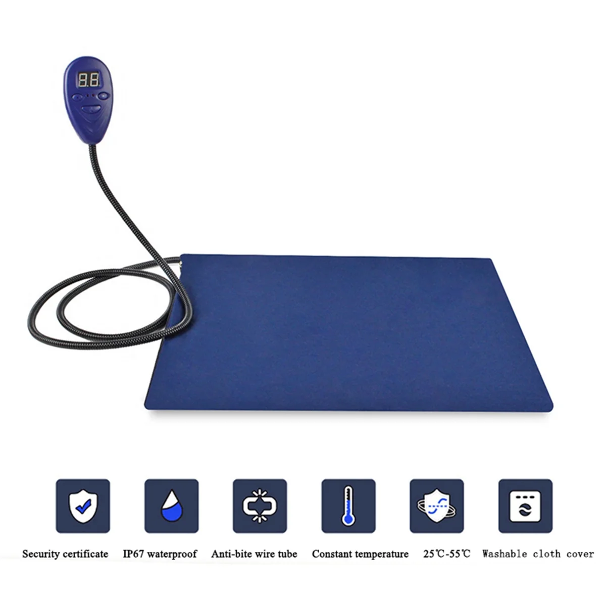 Pet Heating Pad Cat Constant Temperature Electric Blanket 12V Low Voltage Pet Electric Heater for Dogs Bed EU Plug-C HOT
Pet Heating Pad Cat Constant Temperature Electric Blanket 12V Low Voltage Pet Electric Heater for Dogs Bed EU Plug-C HOT