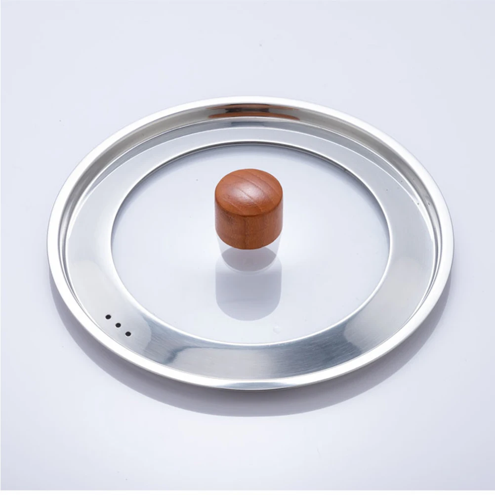 1Pcs Window Pot Cover Stainless Steel Anti Oil Splashing 22cm Dark Color Wooden Bead Heat Resistant Easy to Clean
1Pcs Window Pot Cover Stainless Steel Anti Oil Splashing 22cm Dark Color Wooden Bead Heat Resistant Easy to Clean