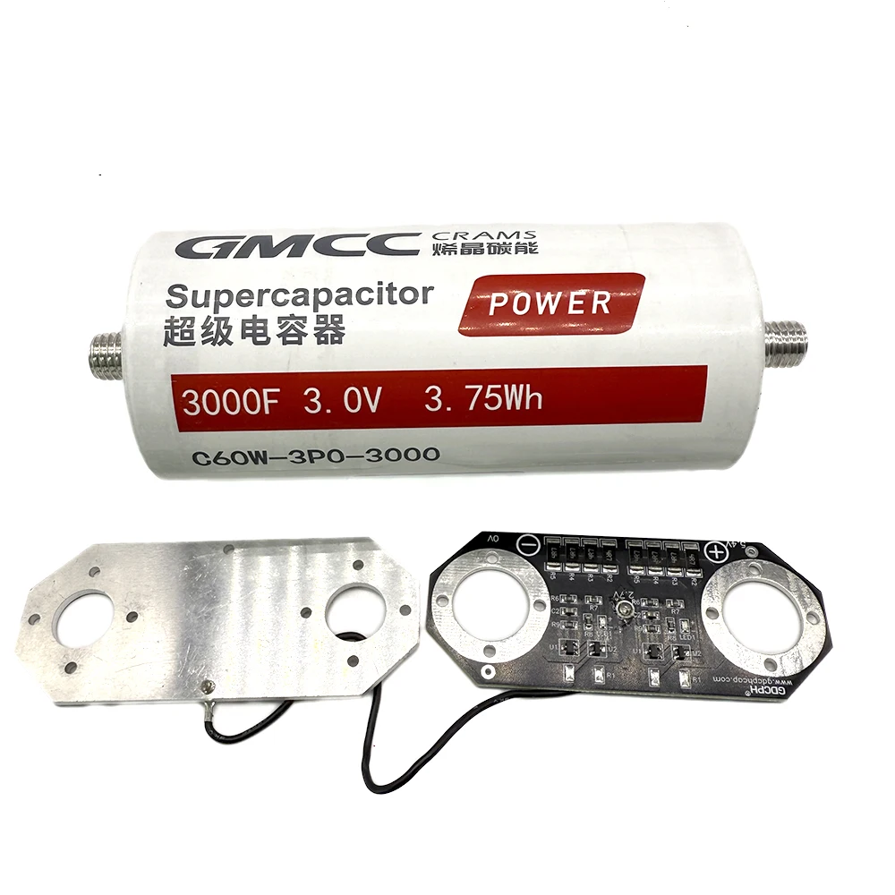 1Pcs GMCC 3V3000F Low Internal Resistence Large Capacity Improve Power and Energy 3.0V Backup Power Supply For 18V500F 3.75Wh
1Pcs GMCC 3V3000F Low Internal Resistence Large Capacity Improve Power and Energy 3.0V Backup Power Supply For 18V500F 3.75Wh