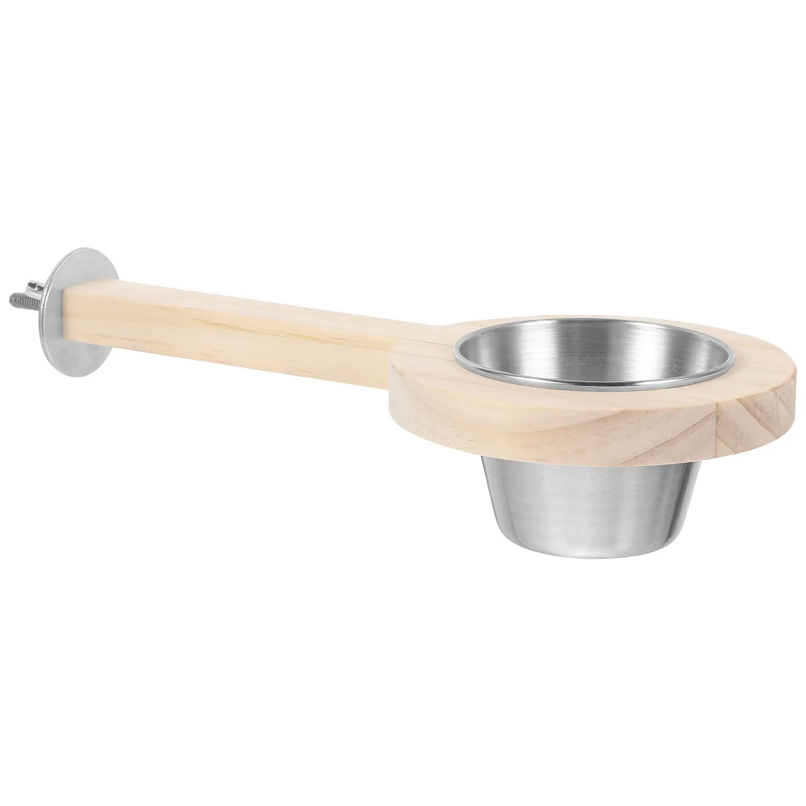 Birdcage Mounted Parrot Feeder Stainless Steel Feeding Bowl Solid Wood Perch Suitable Small Bird Cage Feeder Bird Food Bowl
Birdcage Mounted Parrot Feeder Stainless Steel Feeding Bowl Solid Wood Perch Suitable Small Bird Cage Feeder Bird Food Bowl