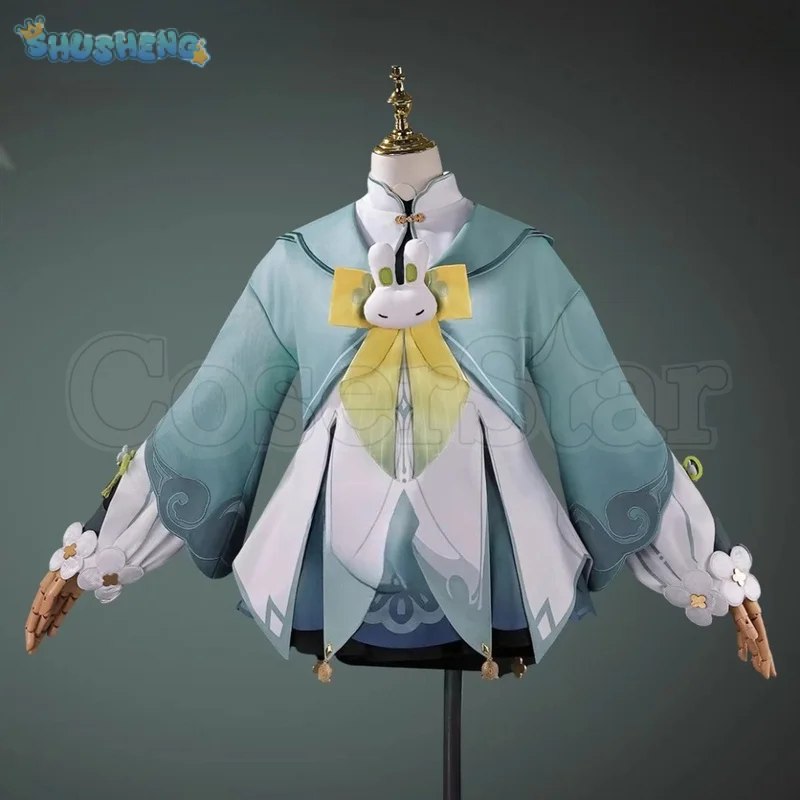 Game Genshin Impact Deepavali Yaoyao Cosplay Costume Outfit Dress Carnival Halloween Comic Role Play Woman New Uniform Wig
Game Genshin Impact Deepavali Yaoyao Cosplay Costume Outfit Dress Carnival Halloween Comic Role Play Woman New Uniform Wig