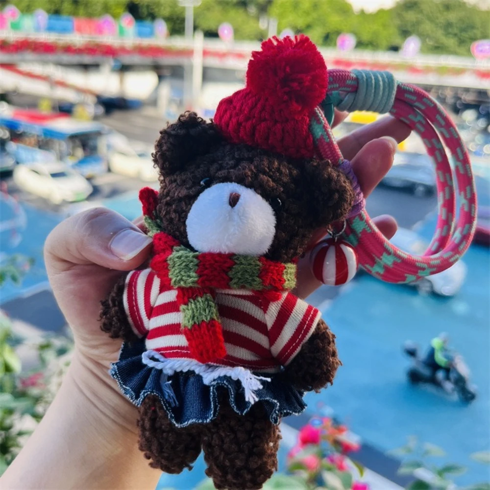 Teddy bear doll scarf bear plush pendant Christmas jumper doll doll bag charm
Teddy bear doll scarf bear plush pendant Christmas jumper doll doll bag charm