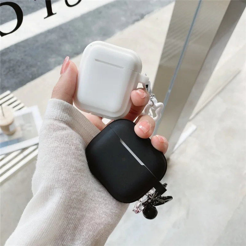 Simple Black White Silicone Case For AirPods Pro2 Wireless Bluetooth Earphone Protective Case For Airpods 4 1 2 3 Soft Cover
Simple Black White Silicone Case For AirPods Pro2 Wireless Bluetooth Earphone Protective Case For Airpods 4 1 2 3 Soft Cover