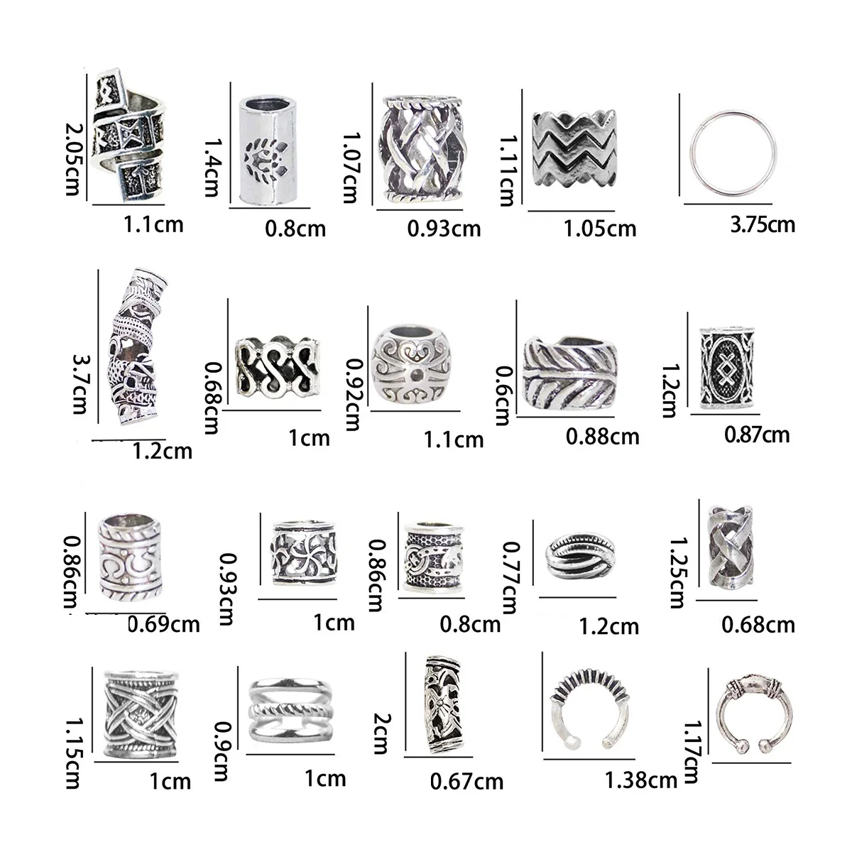 A32P_180 Pieces Mixed Dreadlocks Beads Tube Dread Locks Pins Metal Cuffs Rings Accessories Hair Braid Hair Extension Jewelry
A32P_180 Pieces Mixed Dreadlocks Beads Tube Dread Locks Pins Metal Cuffs Rings Accessories Hair Braid Hair Extension Jewelry