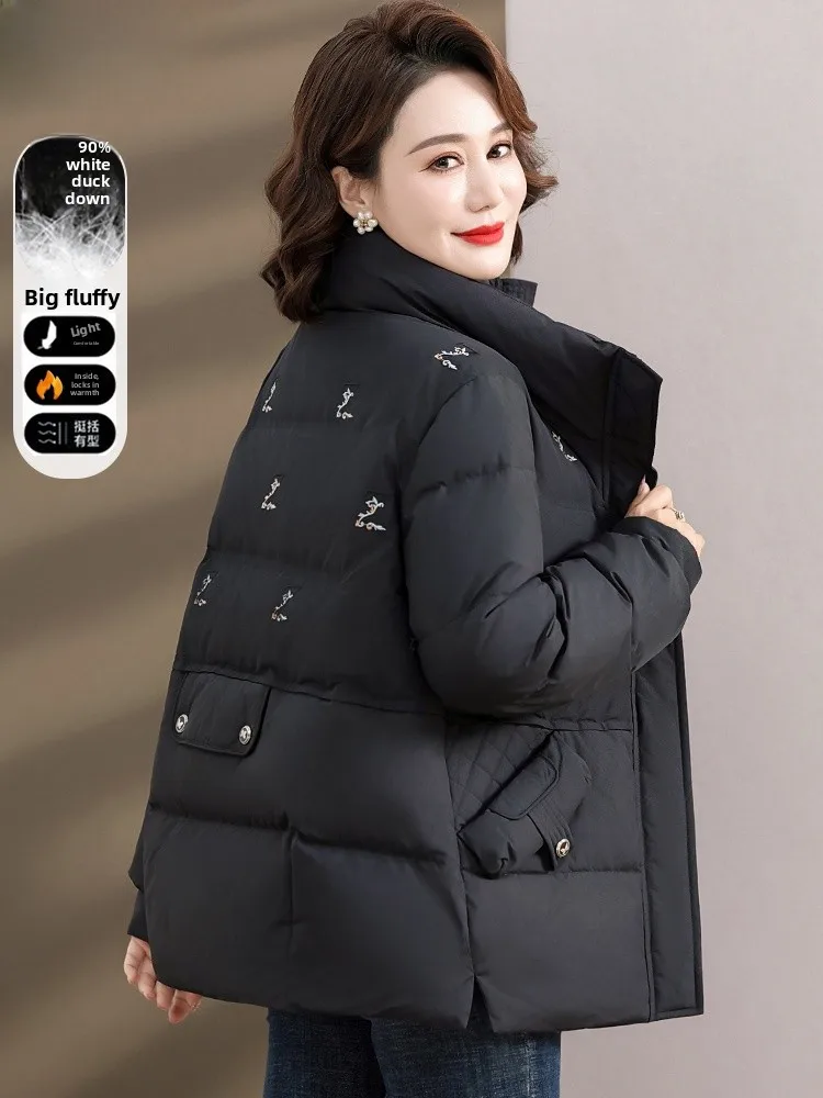 Модная зимняя куртка-пуховик Sli с вышивкой для женщин среднего возраста, в корейском стиле, свободного кроя, из полиэфирного волокна
Модная зимняя куртка-пуховик Sli с вышивкой для женщин среднего возраста, в корейском стиле, свободного кроя, из полиэфирного волокна