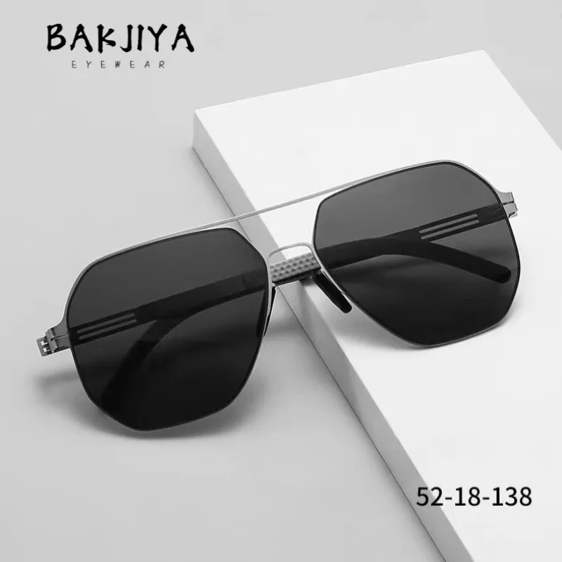 Polarized Driving Sunglasses for Men Ultra-thin Metal Polygonal Screwless Eyewear UV400 Fishing Double Beam Toad Goggles Glasses
Polarized Driving Sunglasses for Men Ultra-thin Metal Polygonal Screwless Eyewear UV400 Fishing Double Beam Toad Goggles Glasses