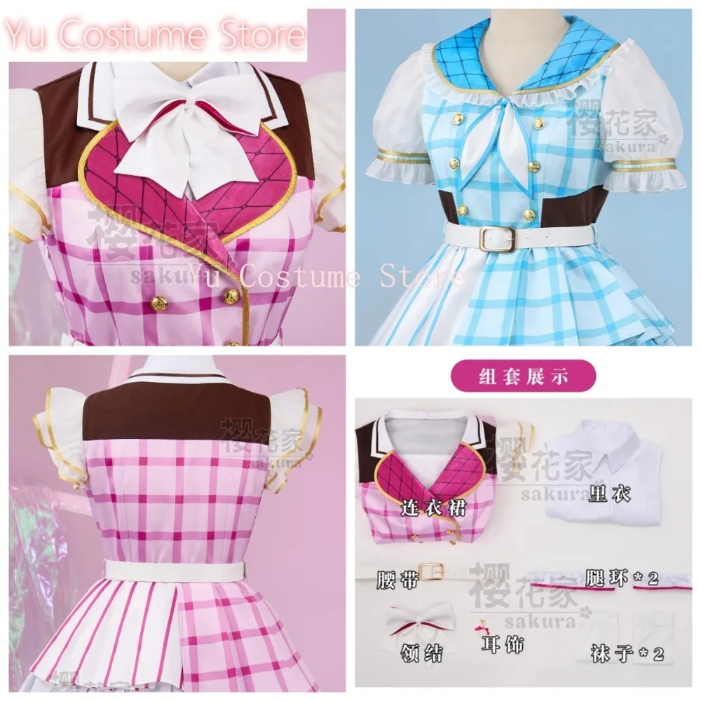 Anime Muse Aqours Cosplay Women's Costume Halloween Party Girl Stage Performance Dress Set
Anime Muse Aqours Cosplay Women's Costume Halloween Party Girl Stage Performance Dress Set