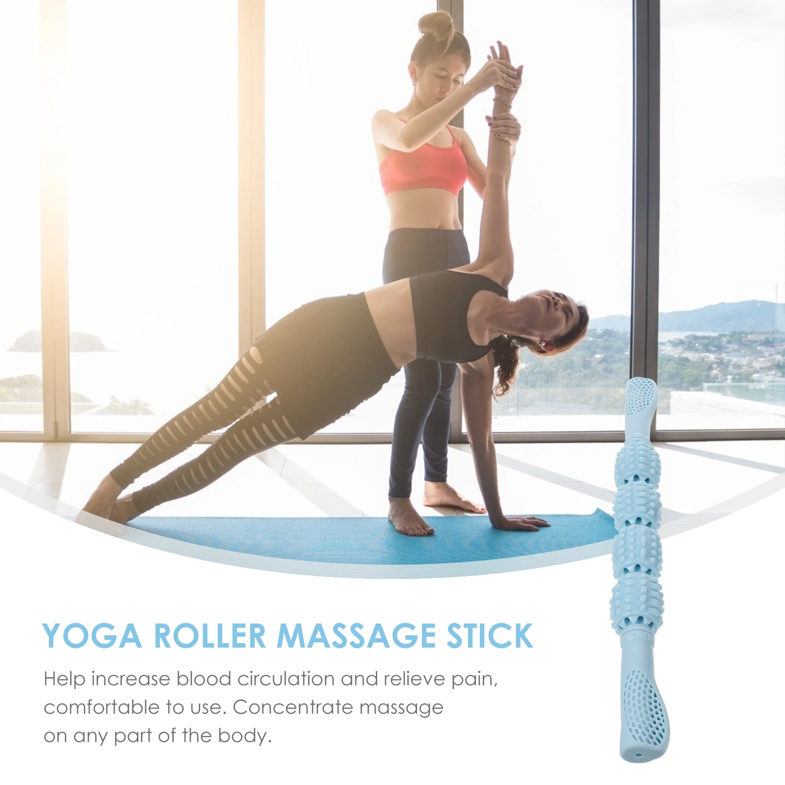 Massage Stick Leg Feet Roller Arm Yoga Accessories Pp Material Back Neck Pain Relief Stiffness Muscle Soreness Blood Circulation
Massage Stick Leg Feet Roller Arm Yoga Accessories Pp Material Back Neck Pain Relief Stiffness Muscle Soreness Blood Circulation