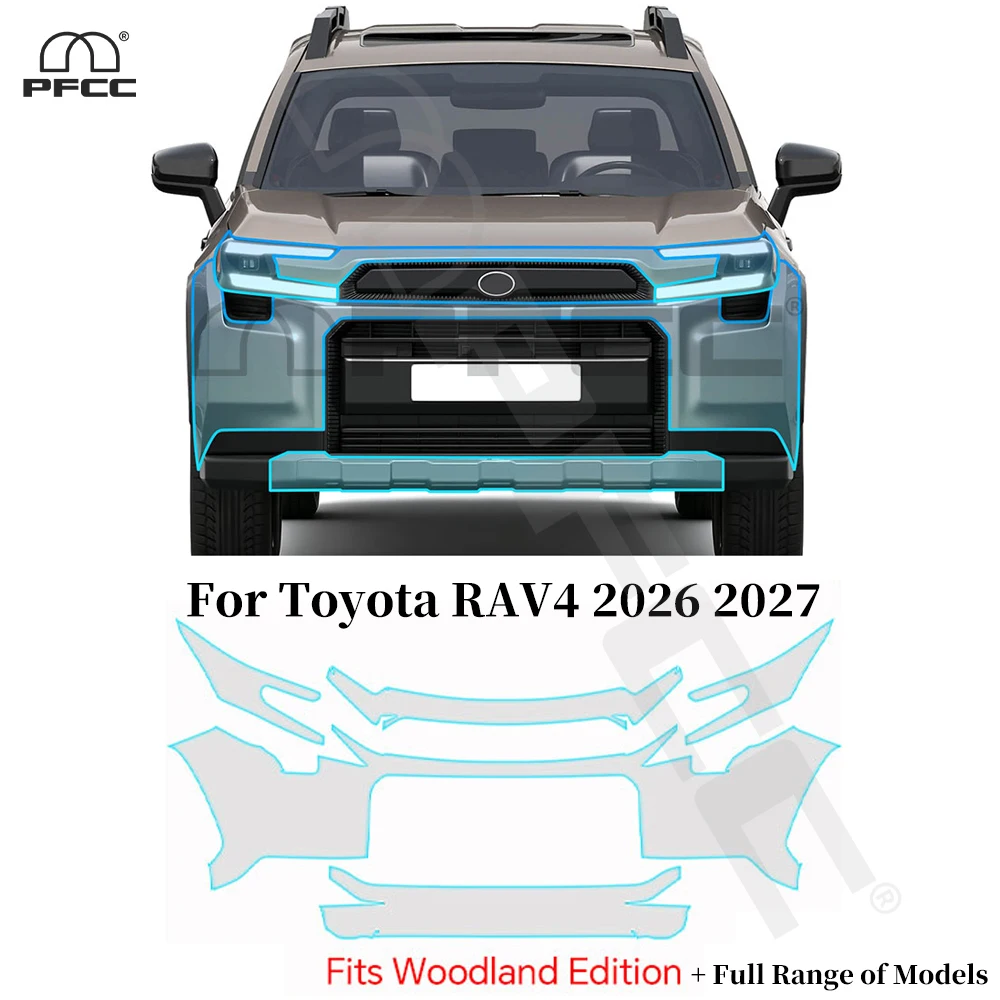 For Toyota RAV4 2026 2027 8.5Mil TPU Pre-cut Paint Protection Film Anti-scratch PPF Car Clear Bra Resistant Kit Car Accessories
For Toyota RAV4 2026 2027 8.5Mil TPU Pre-cut Paint Protection Film Anti-scratch PPF Car Clear Bra Resistant Kit Car Accessories