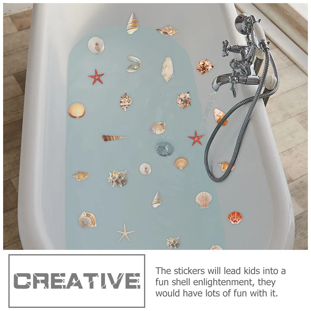 6 Sheets Non Slip Bath Stickers Transparent Shell Decals Kids Bathroom Accessories Floor Decor Bathtub Tile Kitchen
6 Sheets Non Slip Bath Stickers Transparent Shell Decals Kids Bathroom Accessories Floor Decor Bathtub Tile Kitchen