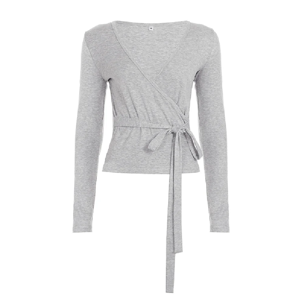 Fashion All Match V Neck Long Sleeve Solid Slim Bandage Sweet Knitted Pullover T-Shirts
Fashion All Match V Neck Long Sleeve Solid Slim Bandage Sweet Knitted Pullover T-Shirts