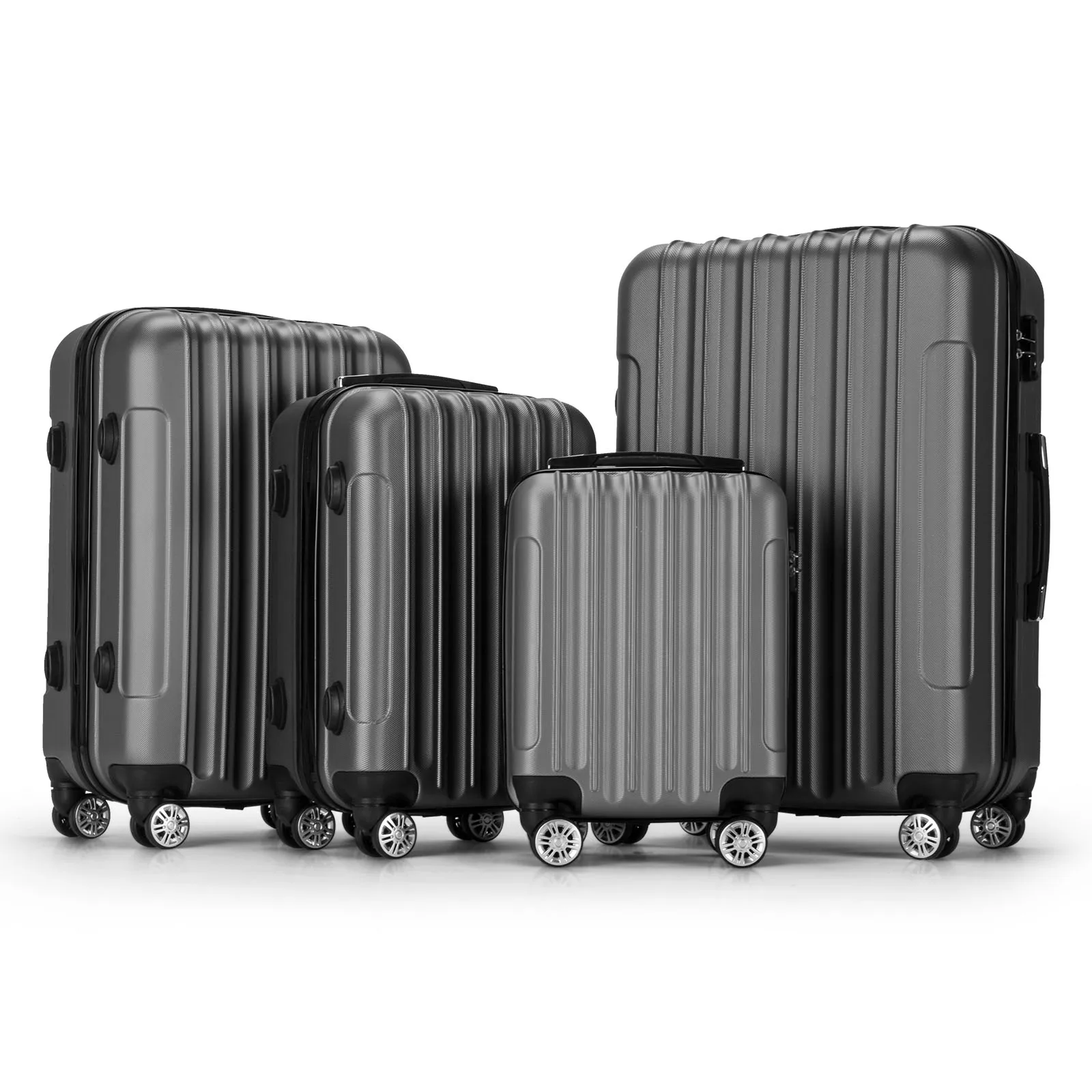 Vertical pattern four-in-one with handle universal wheel, trolley case 16in 20in 24in 28in ABS aluminum alloy trolley,
Vertical pattern four-in-one with handle universal wheel, trolley case 16in 20in 24in 28in ABS aluminum alloy trolley,