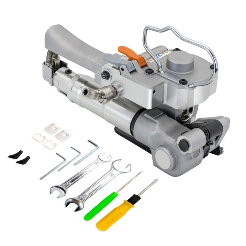 Handheld A19/A25 pneumatic baler PP/PET plastic steel belt packaging, small pneumatic packaging
Handheld A19/A25 pneumatic baler PP/PET plastic steel belt packaging, small pneumatic packaging