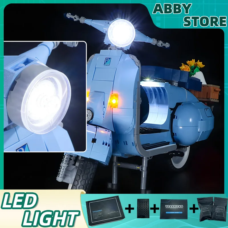 DIY RC LED Light Kit For LEGO 10298 Vespa 125 (Only LED Light,Without Blocks Model)
DIY RC LED Light Kit For LEGO 10298 Vespa 125 (Only LED Light,Without Blocks Model)