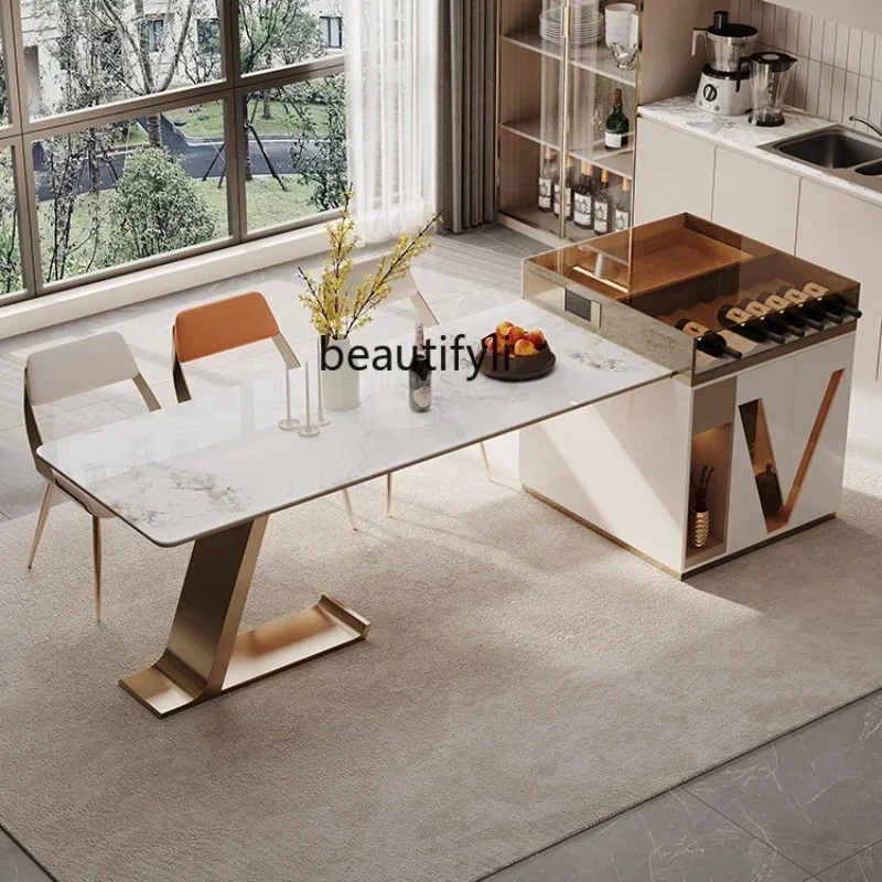 x1New Arrivals Light Luxury High-End Stone Plate Middle Island Table Dining Table Integrated Retractable Table Home Modern Minim
x1New Arrivals Light Luxury High-End Stone Plate Middle Island Table Dining Table Integrated Retractable Table Home Modern Minim