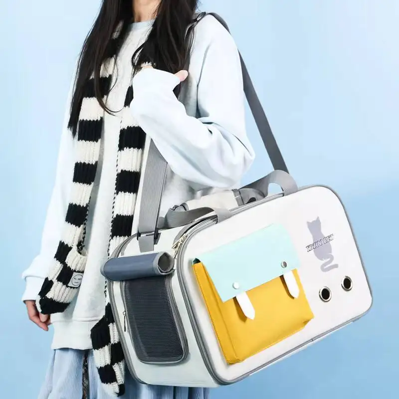 Cat bag for going out portable pet bag satchel Foldable bag cats satchel style dog outing bag large capacity and breathable
Cat bag for going out portable pet bag satchel Foldable bag cats satchel style dog outing bag large capacity and breathable