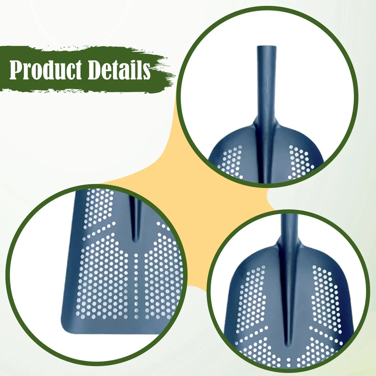 Sifting Shovel Head Steel Chicken Coop Scooper Head Mud Digger Head Sewer Cleaner for Livestock Sheds Sandboxes Backyard Outdoor
Sifting Shovel Head Steel Chicken Coop Scooper Head Mud Digger Head Sewer Cleaner for Livestock Sheds Sandboxes Backyard Outdoor