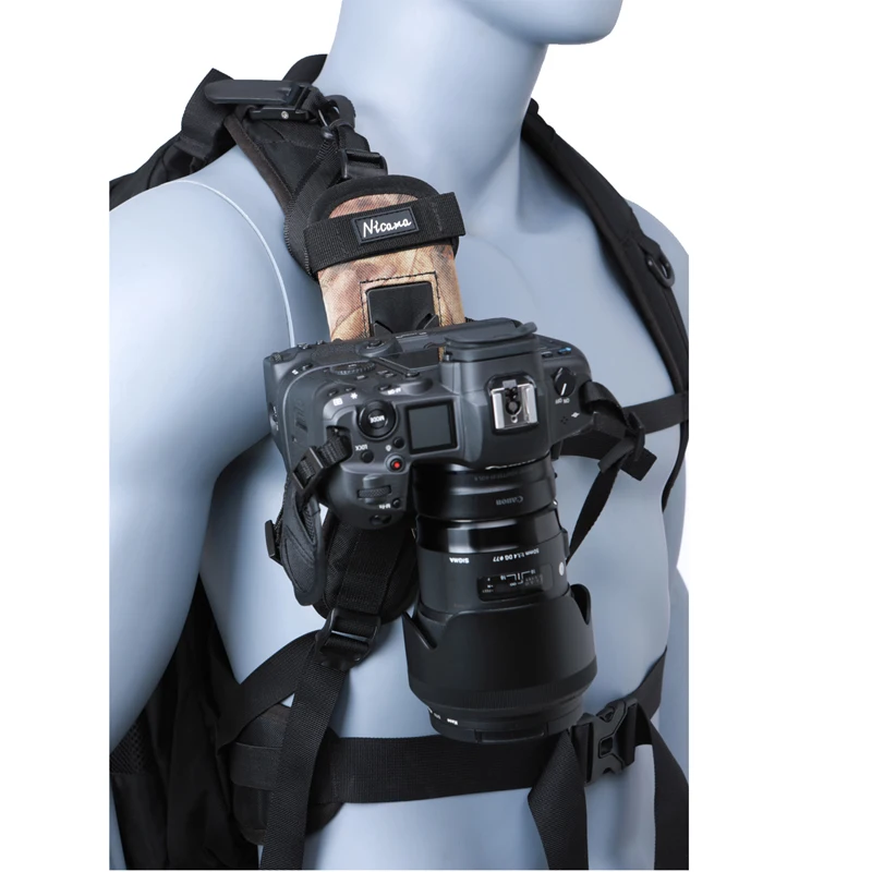 Nicama Backpack buckle Fast Shooter Camera Shoulder Bag Straps Compatible with Canon Nikon Sony DSLR for Photography Bagpack
Nicama Backpack buckle Fast Shooter Camera Shoulder Bag Straps Compatible with Canon Nikon Sony DSLR for Photography Bagpack