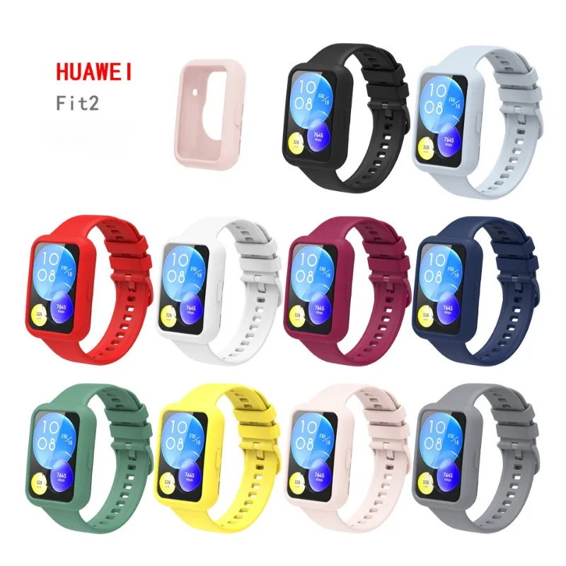 Силиконовый защитный чехол + ремешок для Huawei Watch Fit 2 Fit2, Мягкий защитный чехол
Силиконовый защитный чехол + ремешок для Huawei Watch Fit 2 Fit2, Мягкий защитный чехол