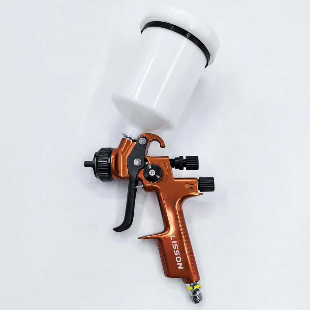 1.3mm HVLP Spray Gun w/ LED Light – Glossy Orange Body For Furniture Refinishing&Auto Paint Touch-Up
1.3mm HVLP Spray Gun w/ LED Light – Glossy Orange Body For Furniture Refinishing&Auto Paint Touch-Up