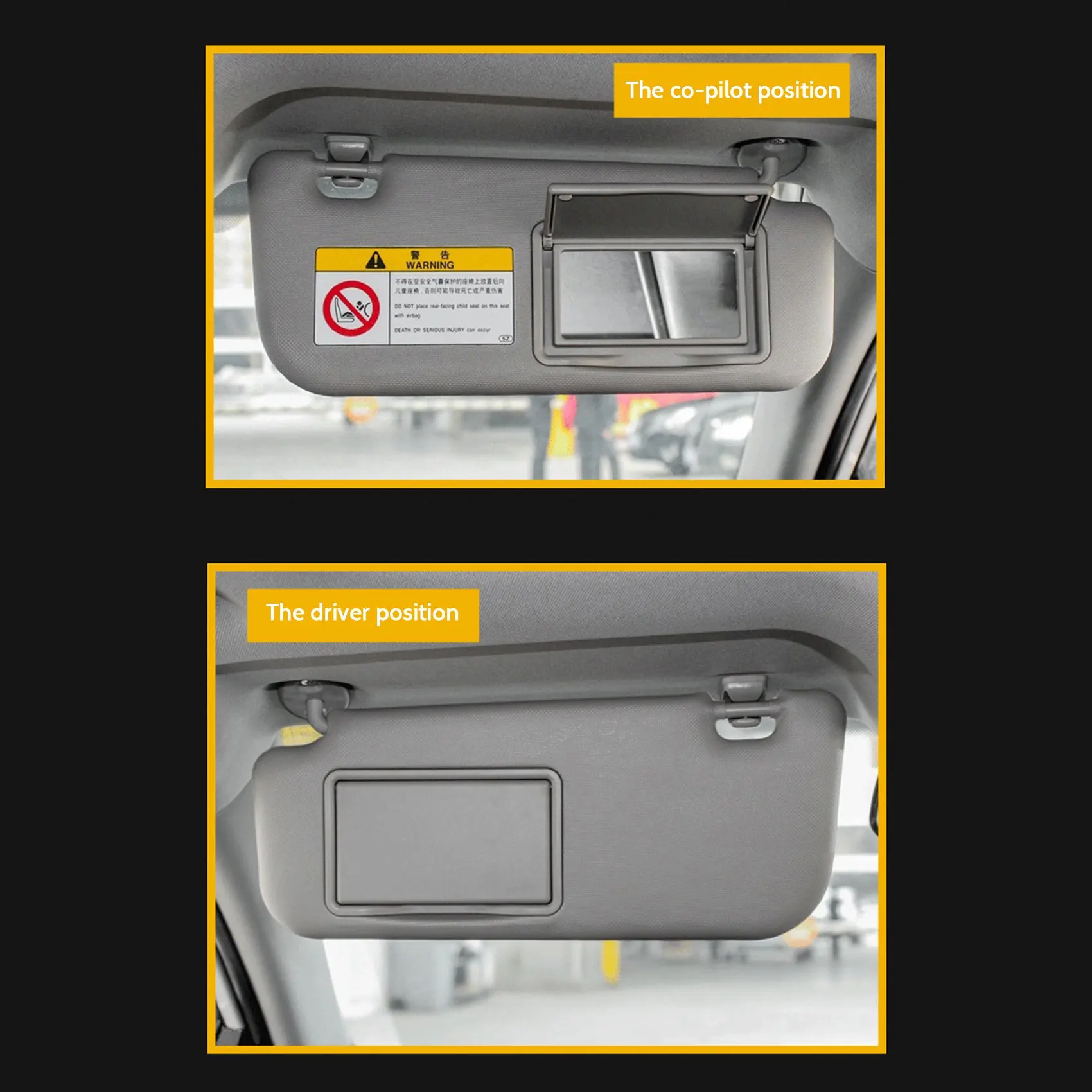 Car Sun Visor Makeup Mirror For Toyota Corolla Levin 2014-2019 Windscreen Sun Visor Auto Accessories Gray
Car Sun Visor Makeup Mirror For Toyota Corolla Levin 2014-2019 Windscreen Sun Visor Auto Accessories Gray