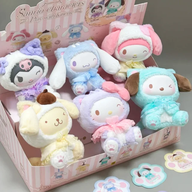 Original Sanrio Anime 9th Play With Kittens Series Vinyl Blind Box Plush Latte Kawaii Kulomi Backpack Pendant Toy Birthday
Original Sanrio Anime 9th Play With Kittens Series Vinyl Blind Box Plush Latte Kawaii Kulomi Backpack Pendant Toy Birthday
