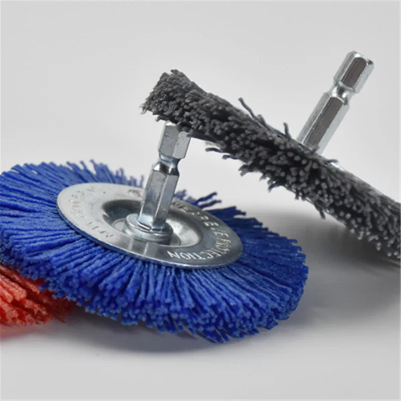 1/4" Shank Nylon Abrasive Brush: Removal of Rust, Paint, Corrosion - Grits 80/120/180/240 for Drill Rotary Tools
1/4" Shank Nylon Abrasive Brush: Removal of Rust, Paint, Corrosion - Grits 80/120/180/240 for Drill Rotary Tools