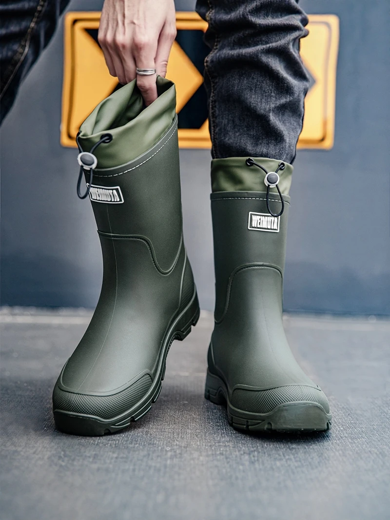 Men's Long Tube Rain Boots Winter Waterproof Non-Slip Outdoor Fishing Takeout Rider Rainy Day Water Shoes Kitchen Work Rubber...
Men's Long Tube Rain Boots Winter Waterproof Non-Slip Outdoor Fishing Takeout Rider Rainy Day Water Shoes Kitchen Work Rubber...