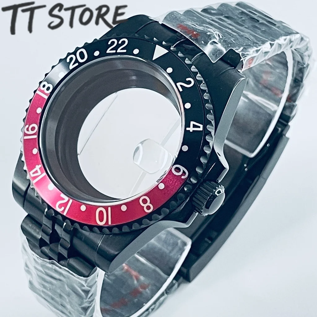 40mm Black Men's and Women's Watch featuring NH34, NH35, NH36, NH38, NH39, NH70, ETA2824, and PT5000 movements with a sapphire
40mm Black Men's and Women's Watch featuring NH34, NH35, NH36, NH38, NH39, NH70, ETA2824, and PT5000 movements with a sapphire