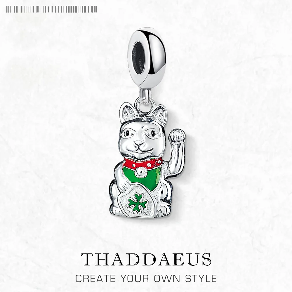 Lucky Cat 925 Sterling Silver Retro Charm Pendant For Women Men Fine Jewelry Gift
Lucky Cat 925 Sterling Silver Retro Charm Pendant For Women Men Fine Jewelry Gift
