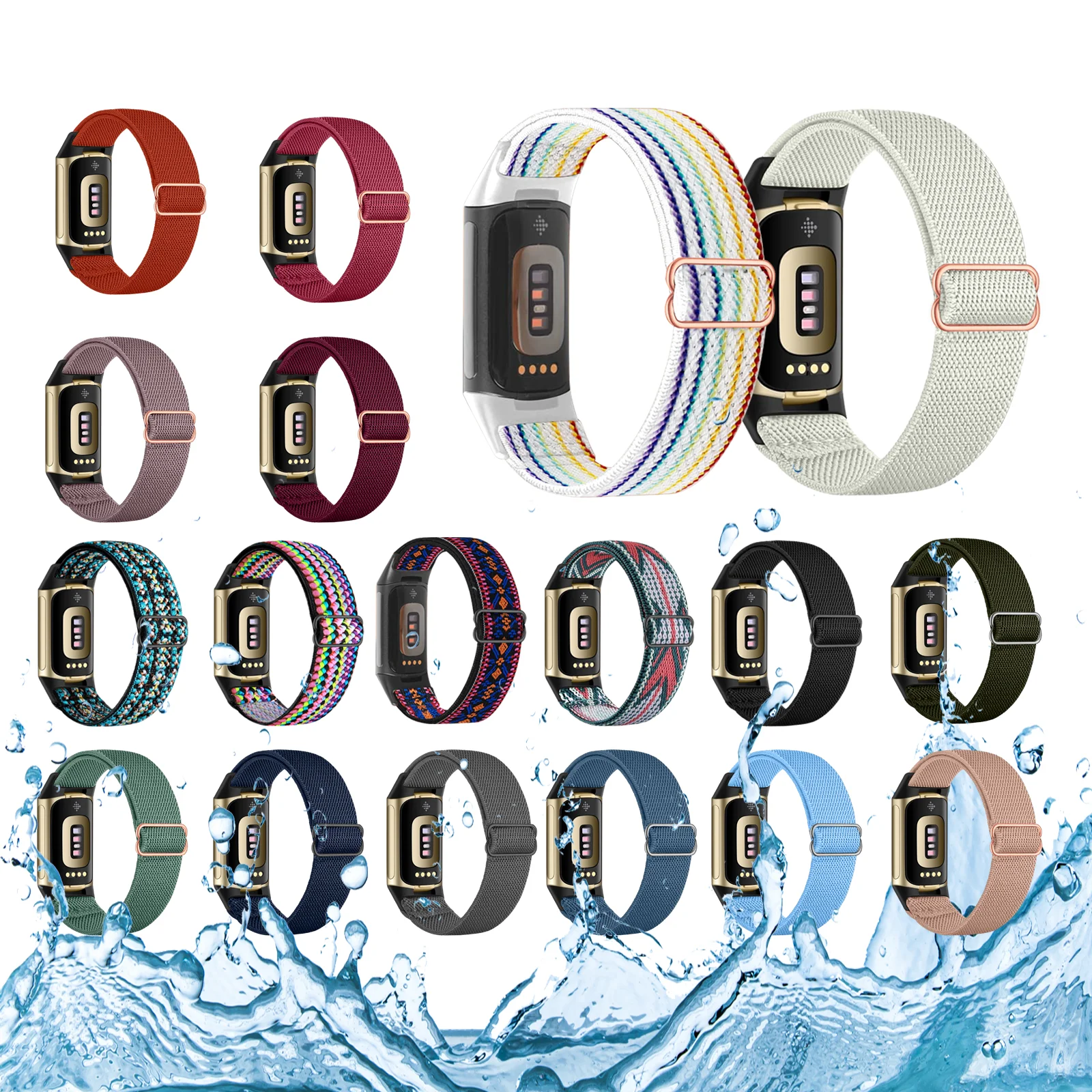 5Pcs Nylon Replacement Wristbands, Suitable For Fitbit Charge 5/6, Durable And Stylish Straps
5Pcs Nylon Replacement Wristbands, Suitable For Fitbit Charge 5/6, Durable And Stylish Straps