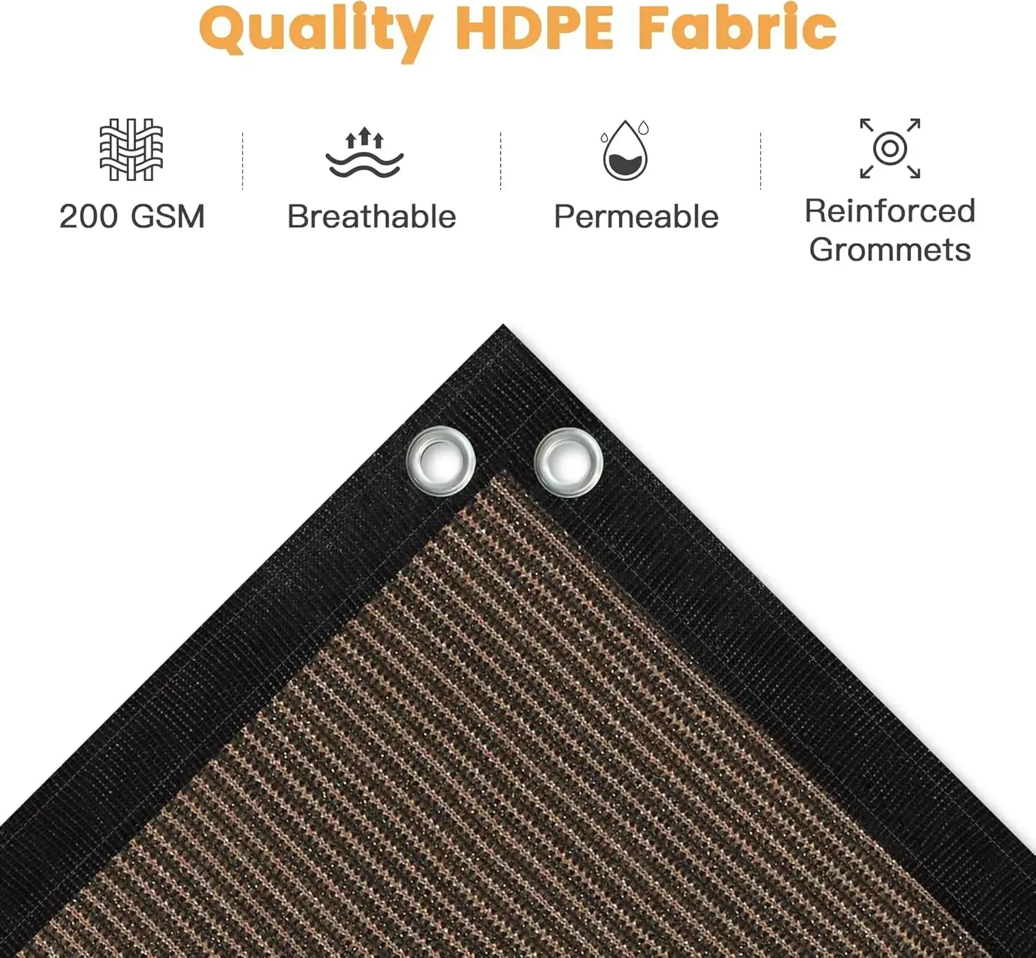 Shade Fabric Sun Shade Cloth Privacy Screen with Grommets for Patio Garden Pergola Cover Canopy 20x36 FT, Mocha
Shade Fabric Sun Shade Cloth Privacy Screen with Grommets for Patio Garden Pergola Cover Canopy 20x36 FT, Mocha