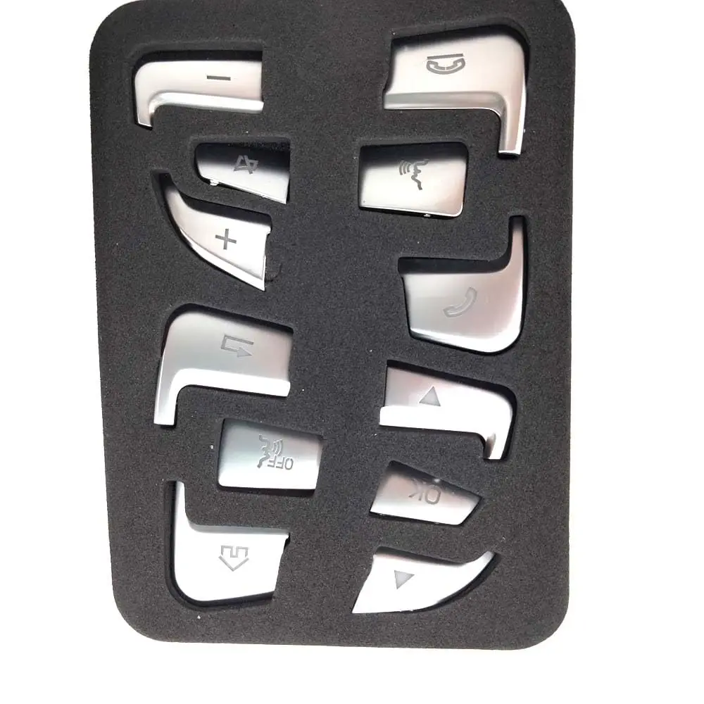 Chrome Steering Wheel Button Sticker Covers Fits For Mercedes Benz GLC C Class W205
Chrome Steering Wheel Button Sticker Covers Fits For Mercedes Benz GLC C Class W205