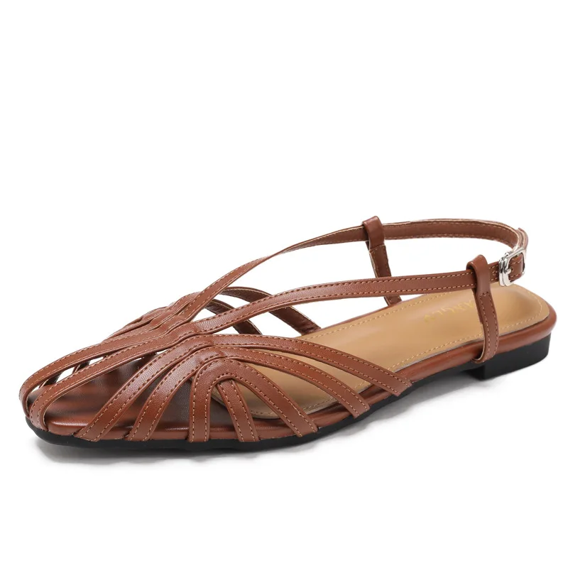 2025 Summer New Fashionable Retro Weaving Hollow Slope Heel Headrest Sandals Soft Bottom Versatile Back Hollow Roman Sandals
2025 Summer New Fashionable Retro Weaving Hollow Slope Heel Headrest Sandals Soft Bottom Versatile Back Hollow Roman Sandals