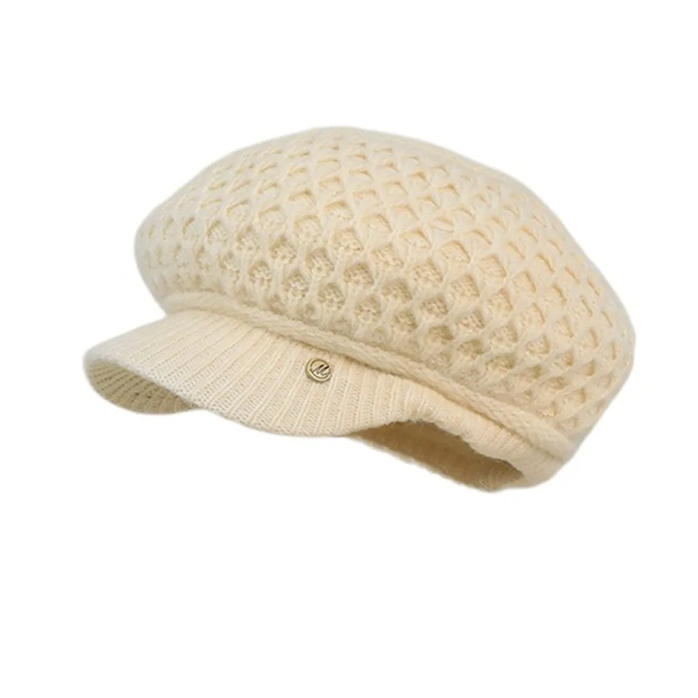 Fashion Thicken Knitted Berets Stretchy High-end Sense Beret Hat Soft Large Size Harbor Hat Small Face
Fashion Thicken Knitted Berets Stretchy High-end Sense Beret Hat Soft Large Size Harbor Hat Small Face