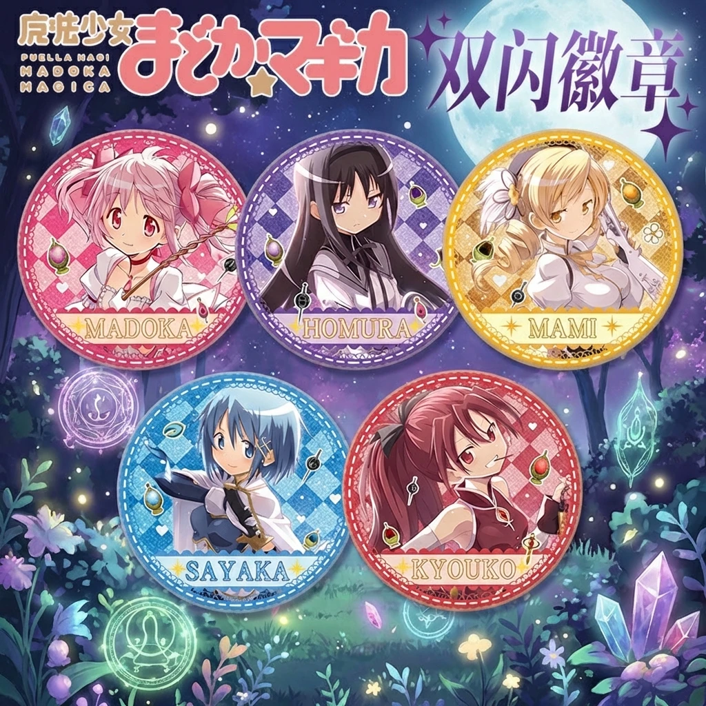 Magic Girl Madoka Magica Double Flash Badge 75mm 58mm Anime Cosplay Accessories Metal Pin Brooch Cute Kawaii Gift for Fans
Magic Girl Madoka Magica Double Flash Badge 75mm 58mm Anime Cosplay Accessories Metal Pin Brooch Cute Kawaii Gift for Fans
