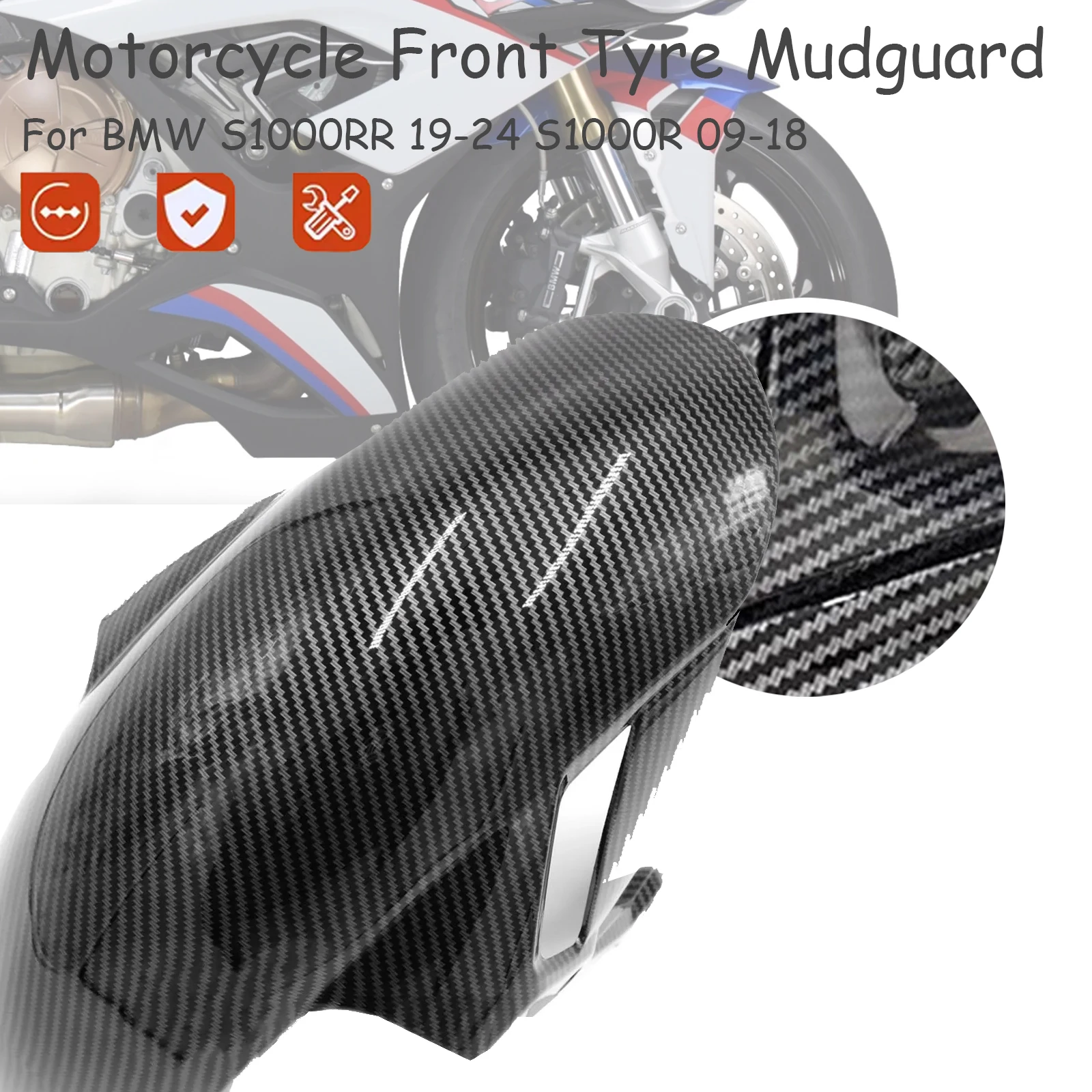 For BMW S1000RR 2019 2020 2021 2022 2023 2024 Motorcycle Mud Guard Mudguard Splash Fairing ABS Carbon Fiber
For BMW S1000RR 2019 2020 2021 2022 2023 2024 Motorcycle Mud Guard Mudguard Splash Fairing ABS Carbon Fiber